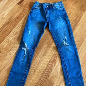 Junior Girls size 7 H&M distressed jeans